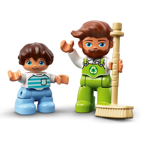 Конструктор LEGO DUPLO Сміттєвоз та сміттєпереробка (10945) Прев'ю 10