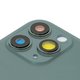 Housing Back Cover compatible with iPhone 11 Pro, (green, with camera lens, small hole, matte midnight green) Preview 1