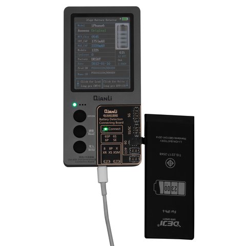 Battery Deji compatible with Apple iPhone 6, (Li-ion, 3.82 V, 2300 mAh, High Capacity, original IC) Preview 1