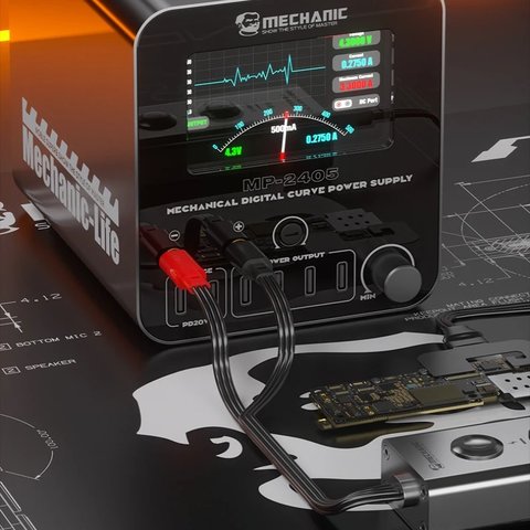 Fuente de alimentación (potencia) Mechanic MP-2405+, 0-24V / 5A Vista previa  1