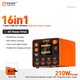 Сетевое зарядное устройство Amaoe POW-1, 210 Вт, Quick Charge, Power Delivery (PD), с беспроводной зарядкой, 14 портов Превью 1