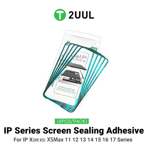 Etiqueta de pantalla 2UUL SA11 puede usarse con Apple iPhone 11, iPhone XR, 5 uds., adhesive Vista previa  1