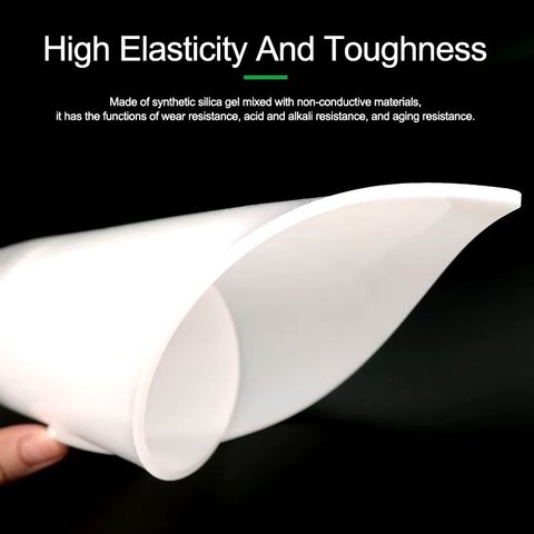 Alfombrilla aislante RELIFE RL-170A, de silicona, 230 mm, 180 mm, 500 °C Vista previa  3