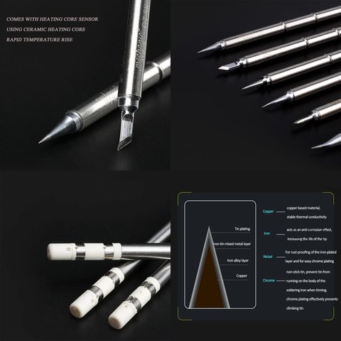 Punta para cautín Mechanic T12, OT-I, cónico Vista previa  1