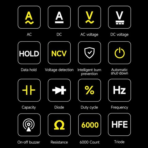 Multímetro Mechanic Four MX, digital Vista previa  2