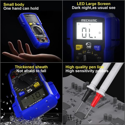 Multímetro Mechanic MiniTD MX, digital Vista previa  1