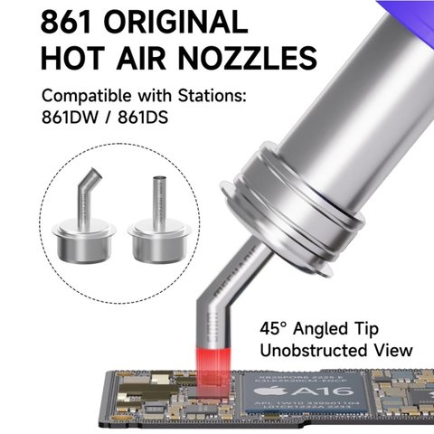 Boquilla para pistolas de aire Mechanic 861 Original, curvada, 6in1, 4mm/5mm/6mm/8mm/10mm/12mm Vista previa  1