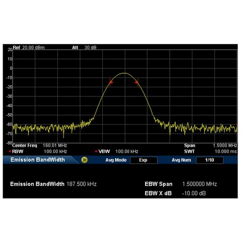 Программное расширение для измерения ACPR, OBW, CP, TDP RIGOL AMK-DSA800 Превью 4