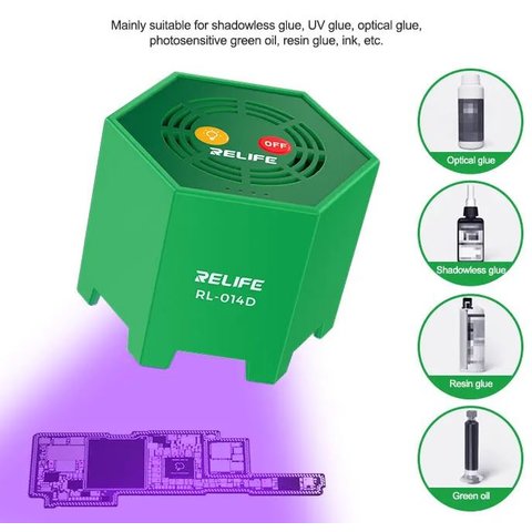 Ультрафиолетовая лампа RELIFE RL-014D, с аккумулятором Превью 1