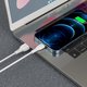 USB кабель Borofone BX51, USB тип-A, Lightning, 100 см, 2,4 А, білий, #6931474743909 Прев'ю 2
