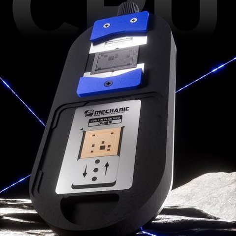 Фіксатор плат Mechanic MagTin X, з BGA-трафаретом, для очищення CPU, A10-A18 pro Прев'ю 1