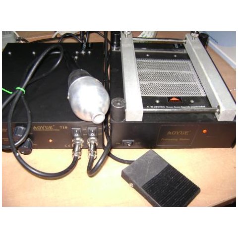 Инфракрасная паяльная станция AOYUE 710 Превью 1