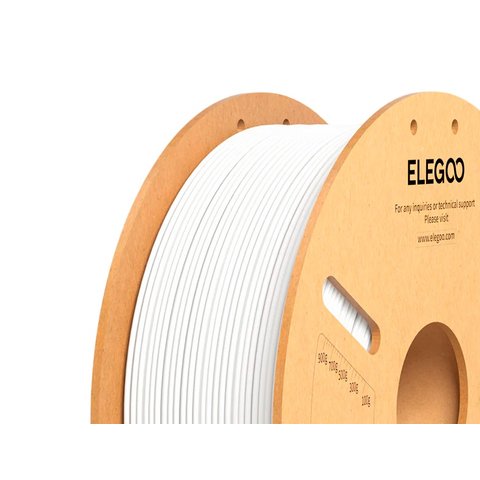 Филамент ELEGOO PLA+, белый (white), 1 кг Превью 1