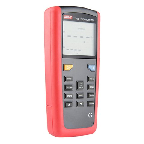 Uni-t UT325 Digital Thermometer Temperature Meter Tester T1-t2 Dual Input With H for sale online 